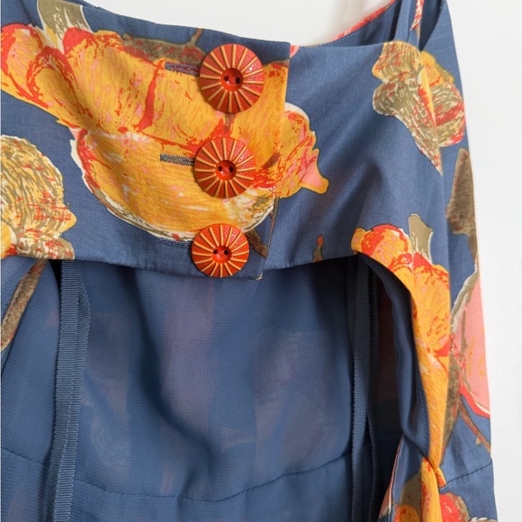 Anthropologie Maeve Peony  Dress ( size 4) - Picture 5 of 7